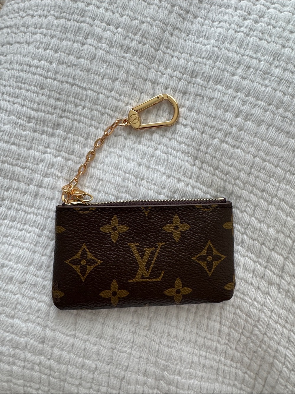 Brown Monogram Key Pouch